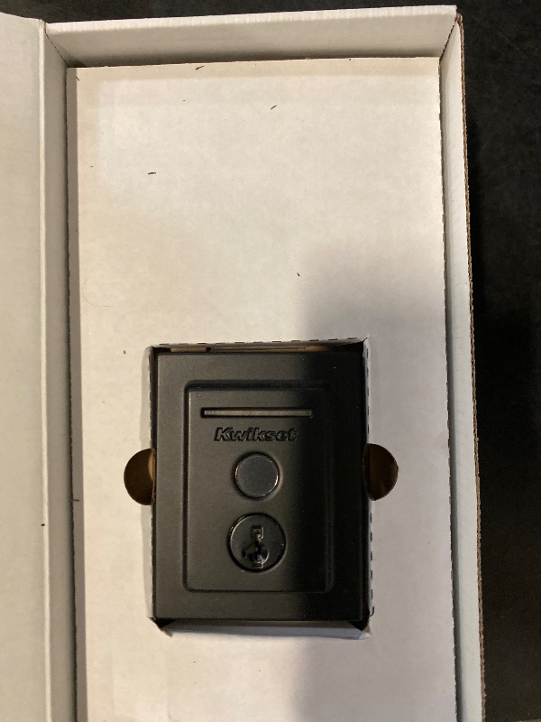Photo 1 of Kwikset Halo Touch Fingerprint Wi-Fi Smart Lock, Keyless Entry Door Low Profile Deadbolt, Geofence Auto-Unlock, Grade AAA Certified, No Hub Easy Install, Matte Black Lifetime Finish Warranty, Square