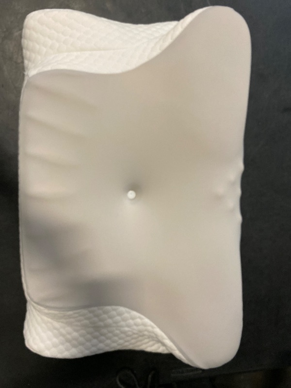 Photo 1 of Cervical Neck Pillow for Pain Relief - Ergonomic Memory Foam Pillows for Sleeping, Cooling Side Sleeper Pillow for Neck Support, Contour Orthopedic Bed Pillow for Back Stomach Sleepers