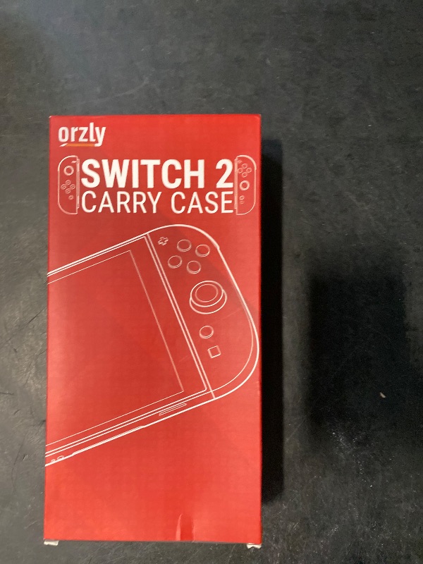 Photo 1 of Orzly Case for Nintendo Switch 2 Protective Travel Carry Case with Screen Padding, Game Cards & microSD Slots with Zipped & Open Pockets for Console Accessories - Gift Box Edition