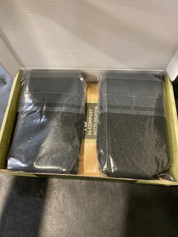 Photo 1 of Impresa Kitchen Composter Set for Lomi Kitchen Composter - Impresa Two 0.5lb Bags for Lomi Charcoal Refills + 45 Compost Accelerator Tablets