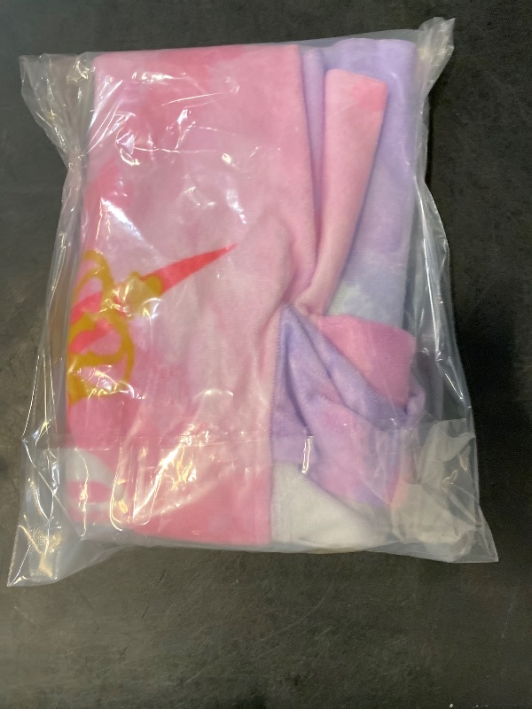 Photo 1 of growell Hooded Kids Beach Towels - Toddler Bath Towel Girls Boys Swim Cover-ups for Ages 1 to 6 Kids Pool Towels Quick Dry Lightweight Soft Microfiber Poncho Towel 24x23(Baby Unicorn)
