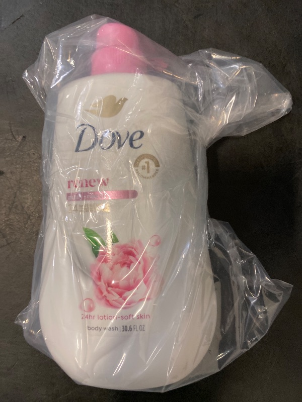 Photo 1 of Dove Body Wash with Pump Renew Peony & Rose Oil For 24hr Lotion-Soft Skin Moisturizing Skin Cleanser with No Sulfates No Parabens 30.6 Oz