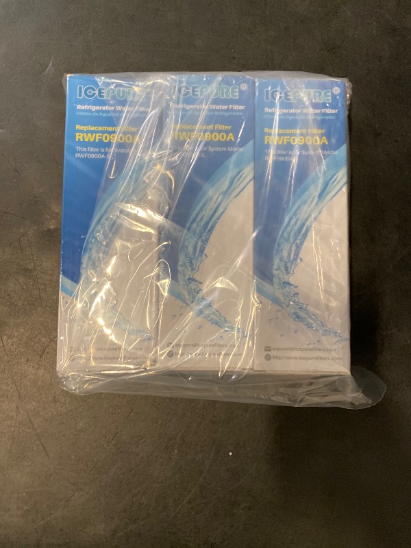 Photo 1 of ICEPURE UKF8001 Compatible with Whirlpool EDR4RXD1, 4396395, Maytag UKF8001, UKF8001AXX, EveryDrop Refrigerator Water Filter 4, RFC0900A, UKF8001AXX-200, UKF8001P, 469006, PUR, Puriclean II, Pack of 3
