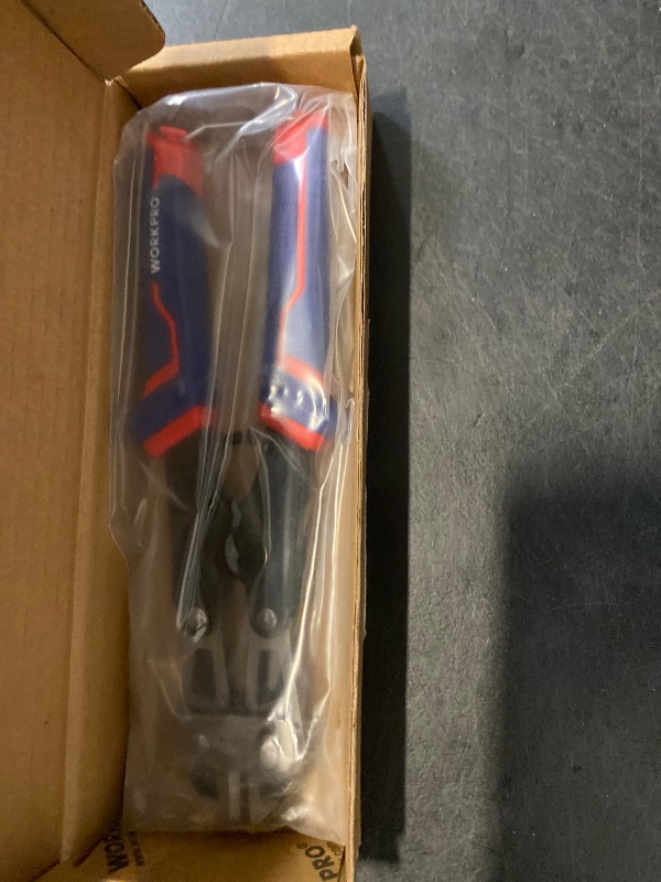 Photo 1 of WORKPRO Mini Bolt Cutter 8-inch, Spring Loaded Wire Cutters Heavy Duty with Soft Anti-slip Handle, Small Bolt Cutter, Wire Cable Cutter, Spring Snips Clippers (Upgrade Grip)