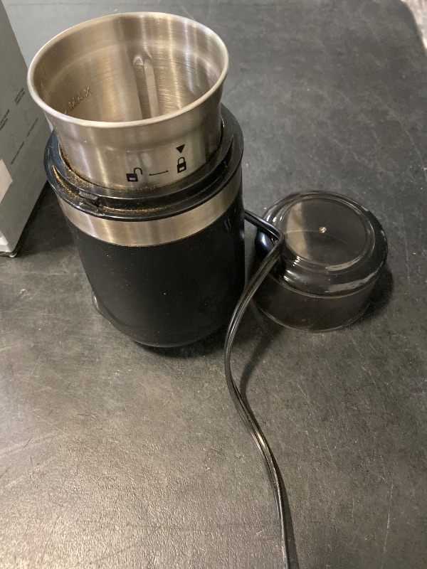 Photo 1 of SHARDOR Upgraded Adjustable Coffee Grinder Electric, Herb/Spice, Espresso with 1 Removable Stainless Steel Bowl, Black