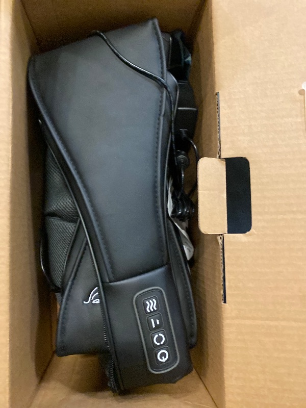Photo 1 of Snailax Shiatsu Neck and Shoulder Massager - Back Massager with Heat, Deep Kneading Electric Massage Pillow for Neck, Back, Shoulder,Foot,Body