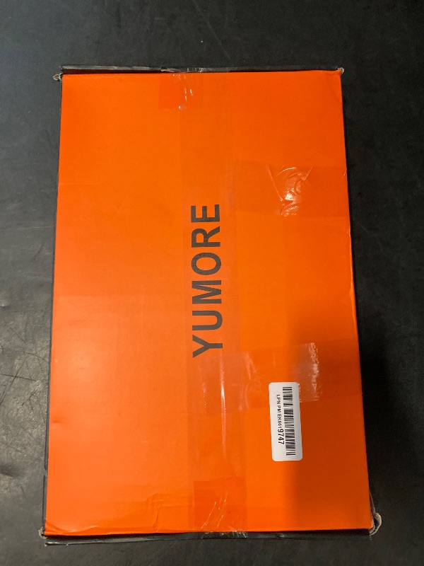 Photo 1 of YUMORE Toilet Paper Holder Free Standing, Stainless Steel Toilet Paper Stand, Weighted Base Floor Tissue Roll Holder for Bathroom, Matte Black 200UP