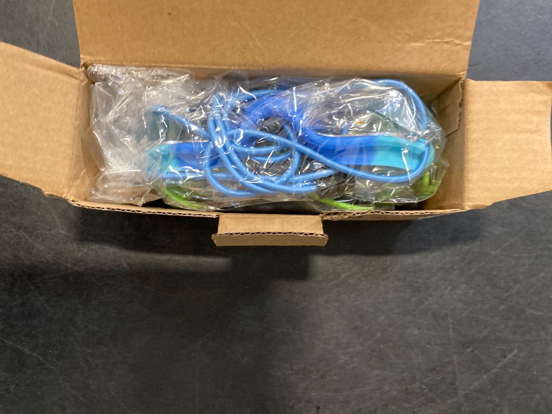 Photo 1 of Vvinca Kids Swim Goggles with Bungee Strap No Leaking Anti Fog Toddler Goggles Quick Adjust 3-14 (A- Green & Blue Gradient)