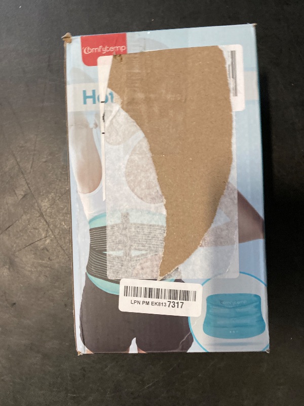 Photo 1 of Comfytemp Large Ice Pack for Back Pain Relief, FSA HSA Approved, Reusable Gel Wrap Ice Brace for Lower Lumbar Injuries, Hot Cold Compression for Sciatica, Tailbone Pain, Surgery Gifts for Men Women