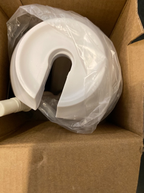 Photo 1 of HAMITOR Toilet Bowl Brush Holder Set: Bathroom Deep Cleaning Toilet Cleaner Scrubber Under Rim with Curved Bristle for Dead Corner Clean - Hidden Rv Toilet Decorative Accessories with Caddy- White