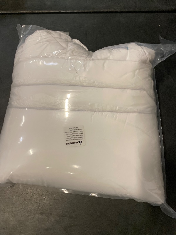 Photo 1 of Oubonun 18"x18" Pillow Inserts (Set of 4) - 100% Cotton Cover, Square Throw Pillow Inserts for Couch, Sofa, Bed - Decorative 18 Inch White Pillow Inserts
