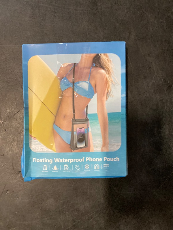 Photo 1 of PEDVSTY Large Waterproof Phone Pouch [with Sealing Strip], Cell Phone Dry Bag for iPhone 16 15 14 13 Pro Max Galaxy S25 S24 S23 S22 All Devices, Floating Water Proof Bag for Beach Water Park White