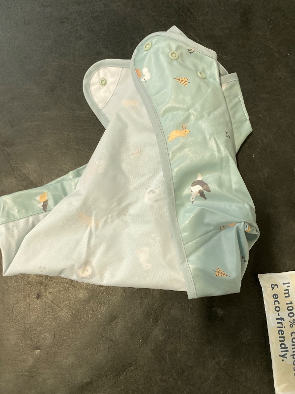 Photo 1 of 1 pack BIBaDO - Long Sleeve Baby Bibs - Babies & Toddlers 6-36 Months - Coverall Baby Led Weaning Bib - Easy Wipe, Soft & Waterproof (Super Stars & Astro Adventures)
