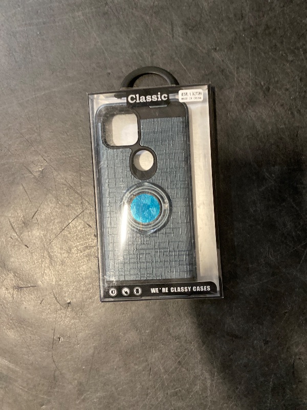 Photo 1 of CELZEN - for T-Mobile REVVL 5G (6.53") T790W/T790Z - Phone Case w/Ring Stand - RS2 Navyblue