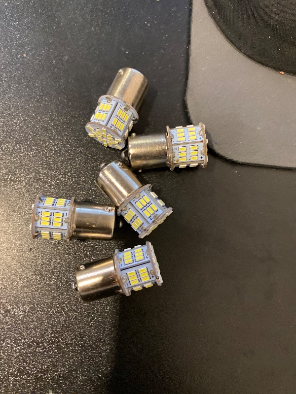 Photo 1 of LUYED 1156 LED Bulb New generation 12v Super Bright Low Power ! 650 Lumens 1156 1141 1003 LED Light Bulb for Back Up Reverse Lights Brake Lights Tail Lights Rv lights,White,Pack of 5