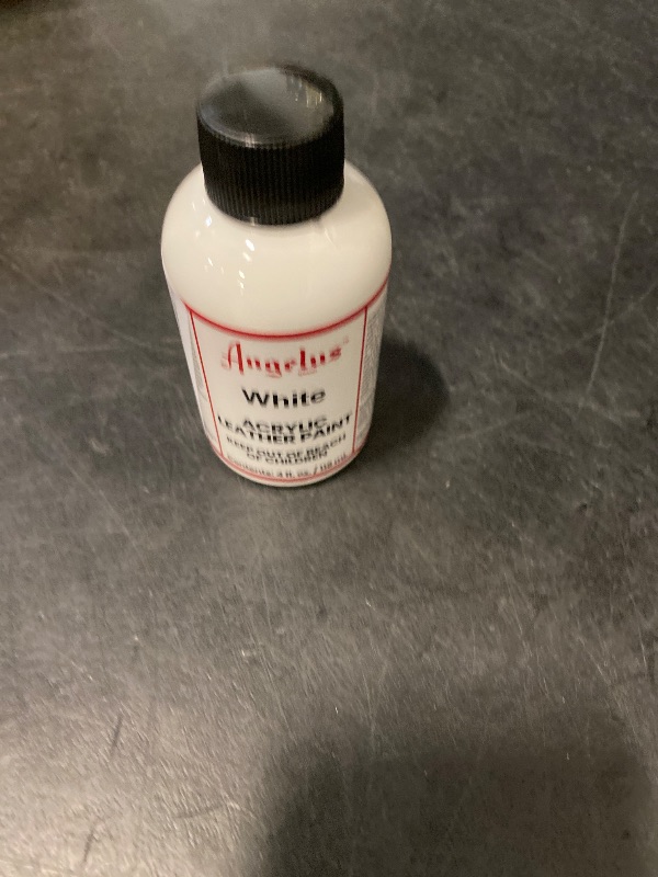 Photo 1 of Angelus Acrylic Leather Paint 4oz White