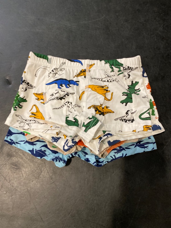 Photo 1 of GRPSKCOS Boys Dinosaur Underwear- Pack of 5 Soft Cartoon Colorful Boxer Shorts Briefs with Fun for Kids 2-8 Years Old