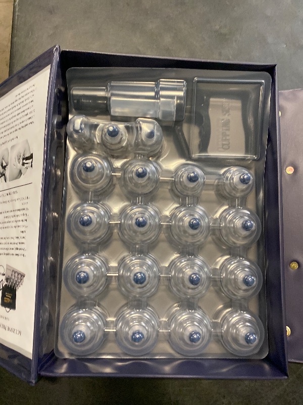 Photo 1 of AcuZone Premium 19 Pcs Plastic Cupping Set with Extension Tube