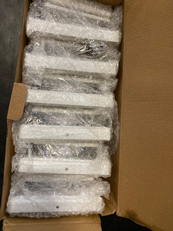 Photo 1 of Post Cap Lights 6pack, 4x4 Deck Fence Post Solar Lights Outdoor with Warm White Lighting,White Waterproof Solar Post Lights for Vinyl/Wood Posts to Decorate Fence, Deck,Garden, Patio