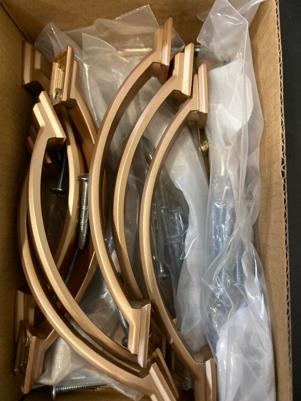 Photo 1 of Asidrama 10 Pack 4 Inch(102mm) Champagne Gold Cabinet pulls Kitchen Cabinet Handles, Cabinet Pulls Kitchen Cabinet Hardware for Cupboard Drawer Pulls