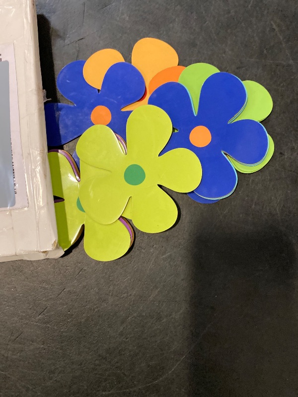 Photo 1 of Kingdder 48 Pieces Retro Flower Car Magnets Decorations Refrigerator Decals 60s Multicolor Flower Cutout Magnets for Car Home Door Garage Refrigerator Window Mailbox