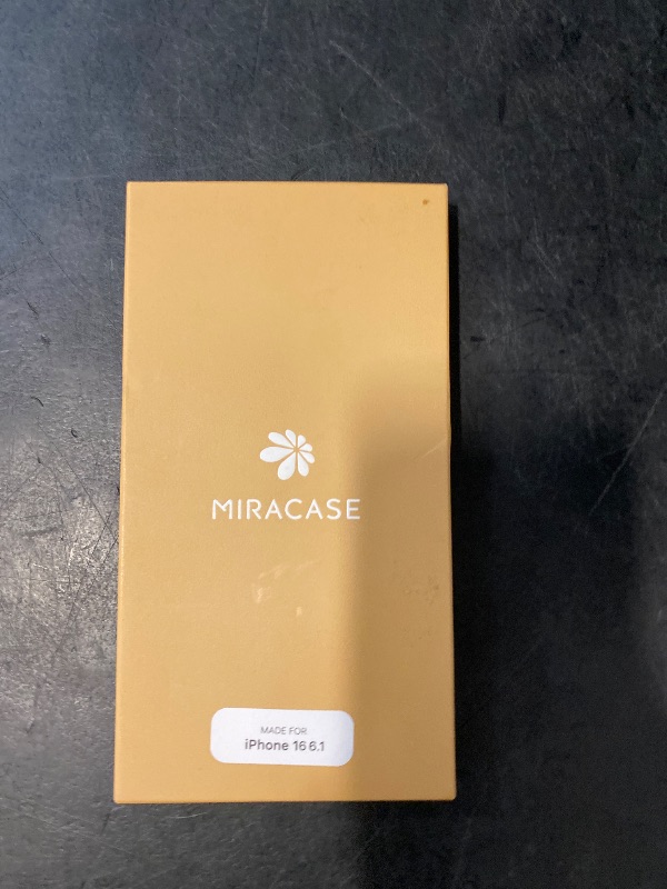Photo 1 of Miracase for iPhone 16 Case 6.1'', Full-Body Bumper Phone case with Built-in Full Glass Screen &Camera Control,No Gap,Compatible with MagSafe,Drop Proof 16 Cover,Black