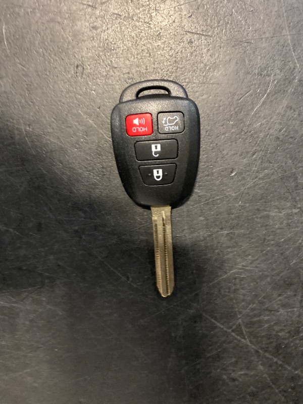 Photo 1 of SUPALAND Key Fob Keyless Entry Fits for 2013-2018 Toyota RAV4 / 2014-2019 Highlander / 2018-2019 Sequoia Remote Control Key Replacement 4 Button GQ4-52T 89070-0R100 H-Chip
