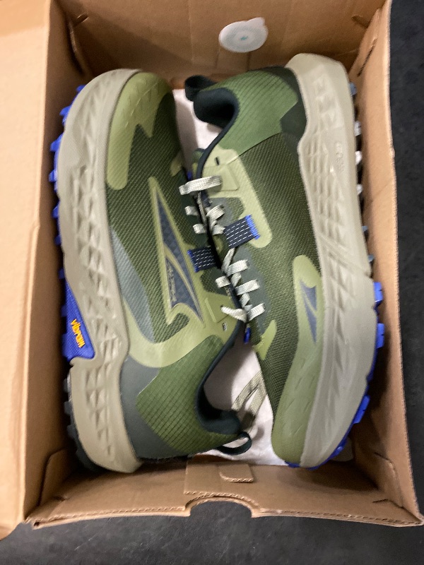 Photo 1 of Size 10 ALTRA Men's TIMP 5 Trail Running Shoe, Dusty Olive, 10