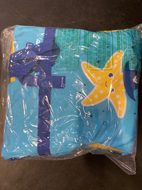 Photo 1 of Dark Lightning USCG Approved Life Jacket for Toddlers 1-3 Years Old, Swimming Pool Floats 20-30 Pounds,Baby/Infant Life Vest 0-30 lbs, Starfish