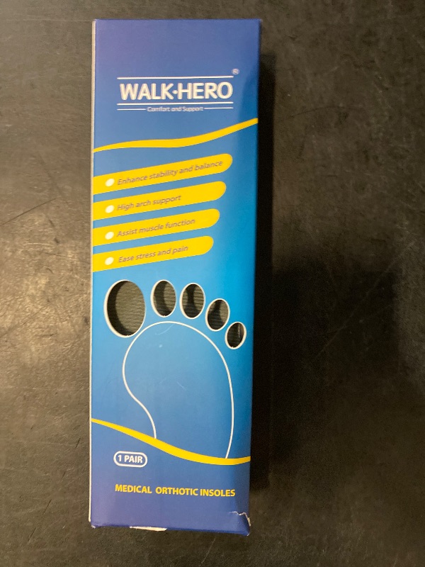 Photo 1 of Plantar Fasciitis Feet Insoles Arch Supports Orthotics Inserts Relieve Flat Feet, High Arch (Mens 6-6 1/2 | Womens 8-8 1/2)