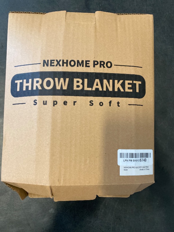 Photo 1 of NEXHOME PRO Super Soft Throw Blankets for Couch, Reversible Warm Blanket Cozy Knit Blankets for Women, Fuzzy Plush Lightweight Throws for Sofa, Bed, Picnic, Heather Terracotta, 50 x 60 inches