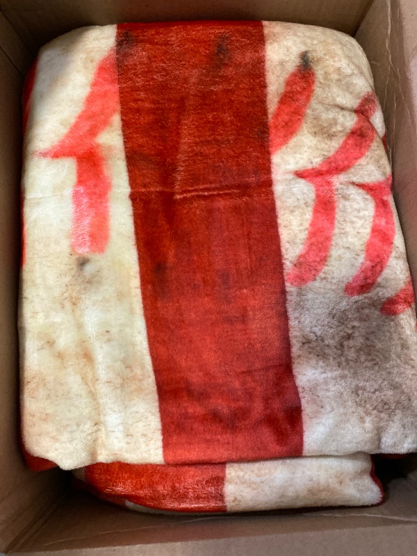 Photo 1 of YISUMEI Vintage American Flag Pattern Blanket Warm and Plush Baseball Element Throw for Soldiers, Veterans, Men, Boys (60x80 Inches)