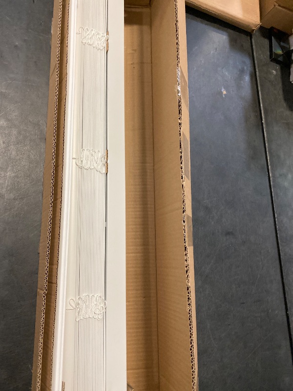Photo 1 of Lotus & Windoware Cordless, 2 Inch Faux Wood Blind, 35" Wide x 36" Long, Window Blinds, Blinds & Shades, Blinds for Indoor Windows, Embossed, Bright White