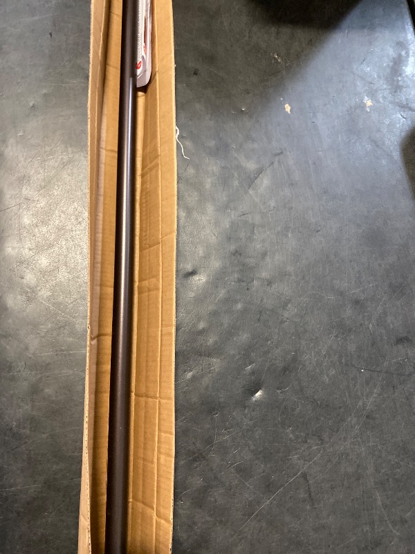 Photo 1 of BRIOFOX Industrial Shower Curtain Rod - Never Rust Non-Slip 43-72 Inch Stainless Steel, Bronze