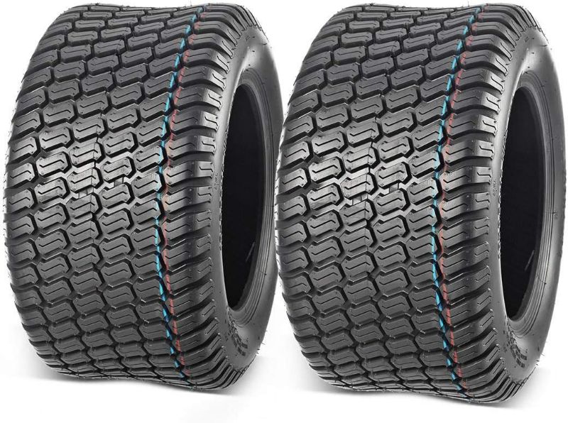 Photo 1 of MaxAuto 2Pcs 18X8.50-10 Turf Lawn Mower Tractor Riding Tire P332 4PR Load Range B