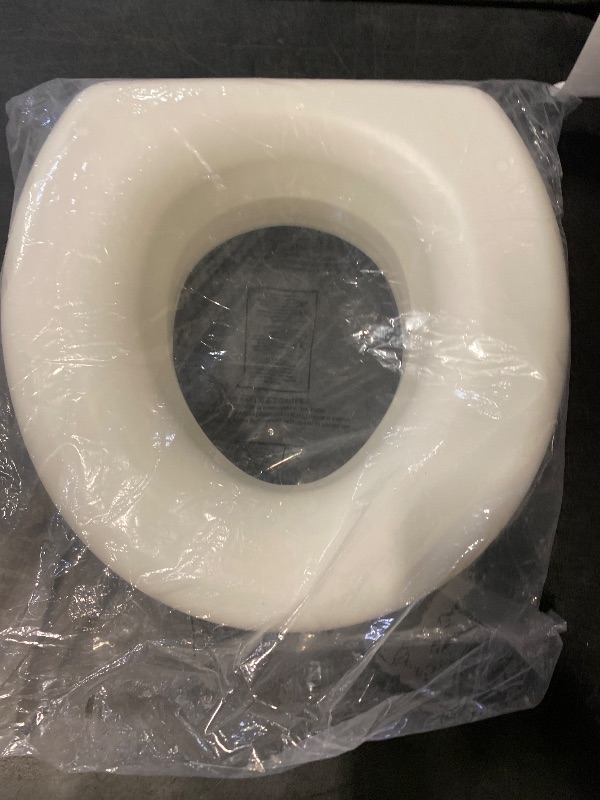 Photo 1 of AquaSense 770-610 4 Inch Portable Raised Toilet Seat Riser, Elevated Toilet Seat for Seniors
