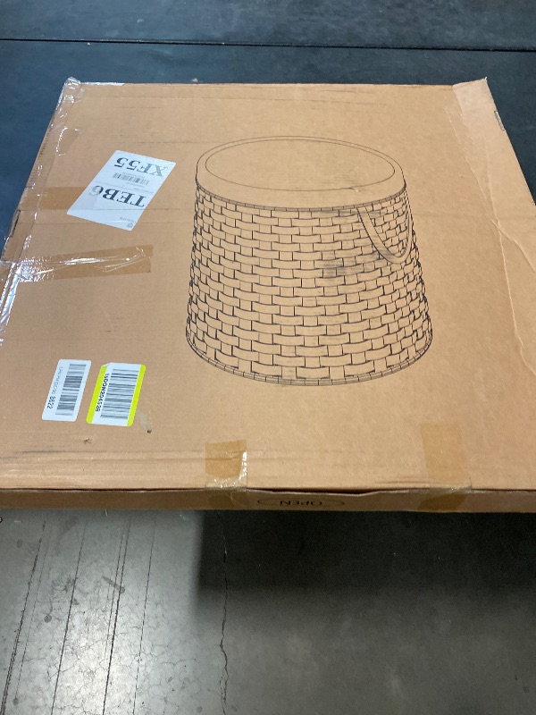 Photo 1 of Large Laundry Hamper Laundry Basket Round 34.3 Gal (130 L) Handwoven Wicker Laundry Baskets Rattan Laundry Basket with Removable Bag Handles 2 Mesh Bags for Living Room Bedroom Natural