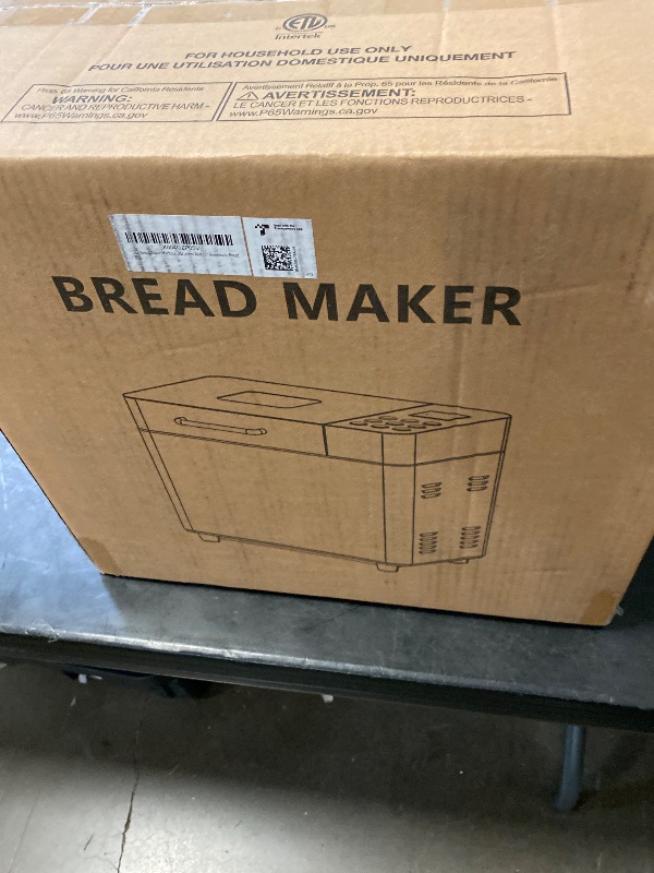 Photo 1 of 2LB Bread Maker Machine, OSIPOTO 17 in 1 Automatic Stainless Steel Bread Machine, Non-stick, Beginner-Friendly Controls, 15 Hour Timer, Easy to Clean Low Noise, High Success Rate for Homemade Bread