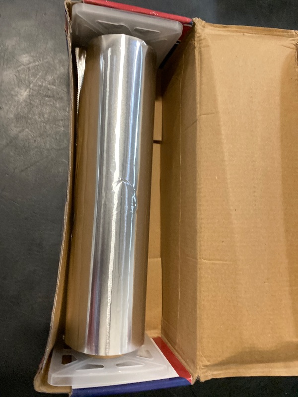 Photo 1 of Ox Plastics Standard Premium Aluminum Foil | 12”x1000 Feet Long | Industrial Size and Strength | Commercial Grade & Length Foil Wrap for Food Service Industry and Home Use| Strong Silver (1 Pack)