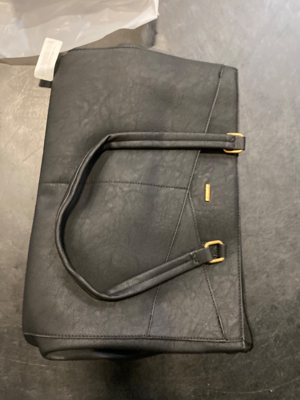 Photo 1 of LOVEVOOK Laptop Bag for Women,15.6 Inch Laptop Tote Bag for Women,Vintage Leather Work Tote Bags Computer Teacher Bag,Waterproof Business Office Briefcase
