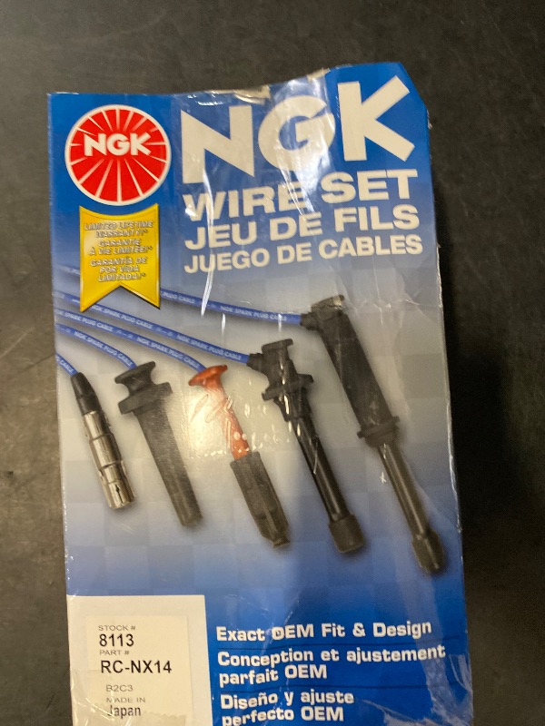 Photo 1 of NGK Spark Plug Wire Set compatible with Nissan Xterra 3.3L V6 2000-2004