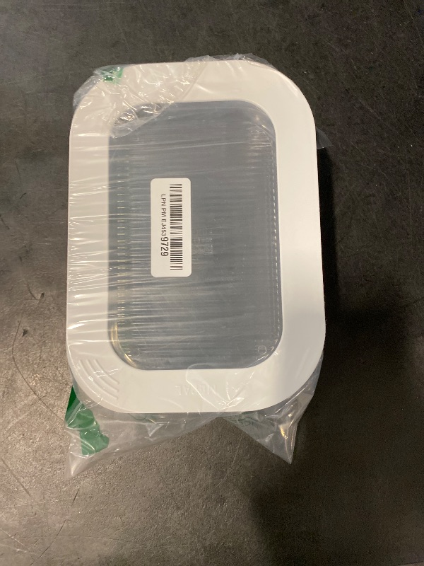 Photo 1 of Mepal Modula Rounded Food Storage Box with Lid Set of 3 | Ideal for Cold Cuts, Cheese, and More | Stackable design | Transparent Framed Lid | BPA-Free, Nordic White (17oz/500ml)