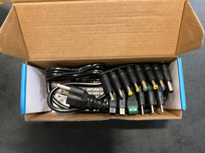 Photo 1 of SHNITPWR 3V ~ 24V 3A 72W Power Supply Adjustable DC 3V 5V 6V 9V 12V 15V 16V 18V 19V 20V 24V Variable Universal AC/DC Adapter 100V-240V AC to DC Converter with 14 Tips 5.5x2.5mm 4.0x1.7mm 3.5x1.35mm