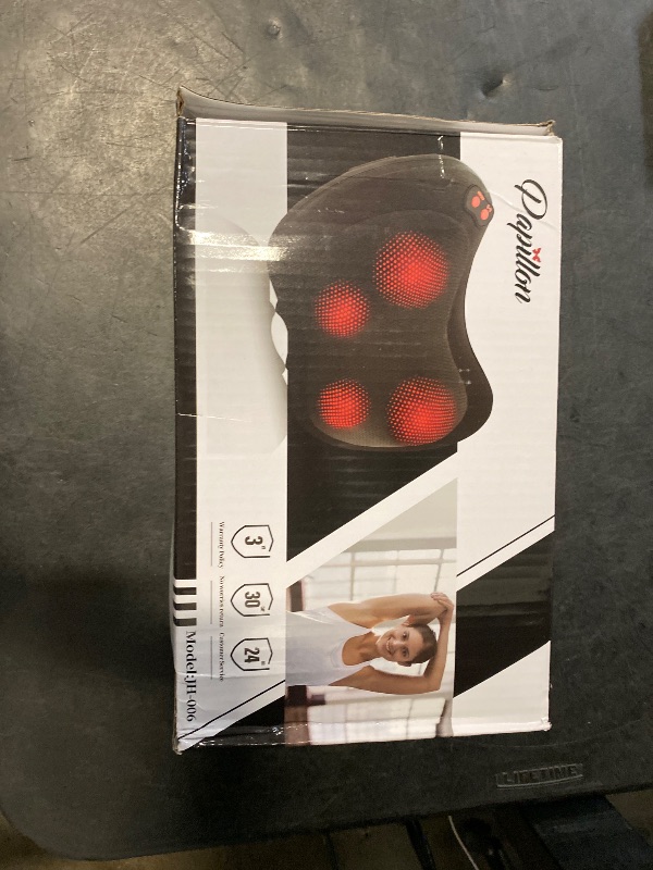 Photo 1 of Papillon Back Massager,Shiatsu Neck Massager for Pain Relief,Electric Shoulder Foot Massage Pillow with Heat,Gifts for Mothers Day,Christmas Gifts for Women/Men,Deep Tissue Kneading for Waist,Legs