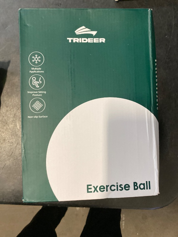 Photo 1 of Trideer Yoga Ball for Exercise, Pregnancy & Birthing, 5 Sizes Exercise Ball for Physical Therapy, Stability, Fitness, Quick Pump Included