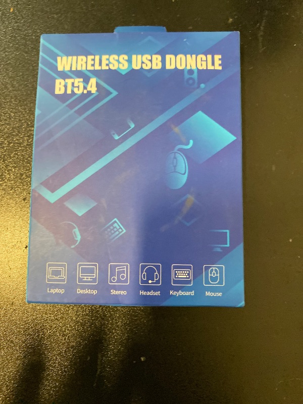 Photo 1 of BUANIIH Bluetooth Adapter, Universal USB Receiver?Bluetooth Adapter for PC, Bluetooth 5.4 Dongle Receiver, Plug and Play, EDR & BLE, Supports Windows 11/10/8.1/7 for Desktop, Laptop