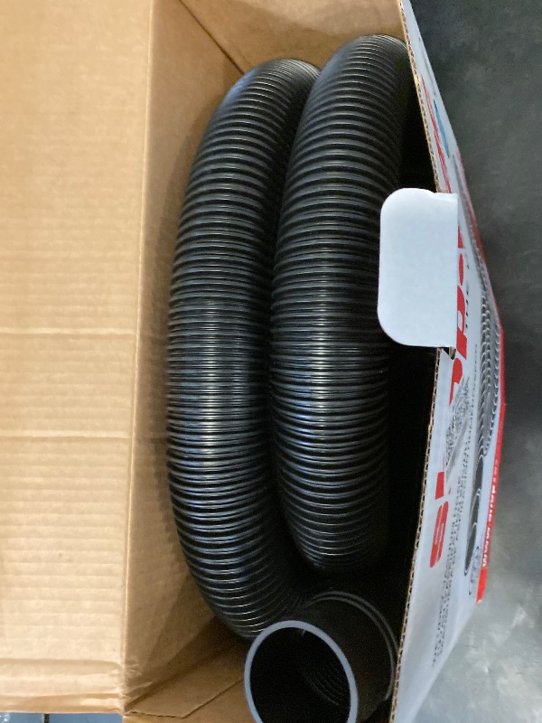 Photo 1 of Shop-Vac 9050333 Vacuum Hose for Standard or Locking Inlets, 8-Foot x 2.5 Inch Diameter, Prevents Clogging With Bulky Debris, (1-Pack)
