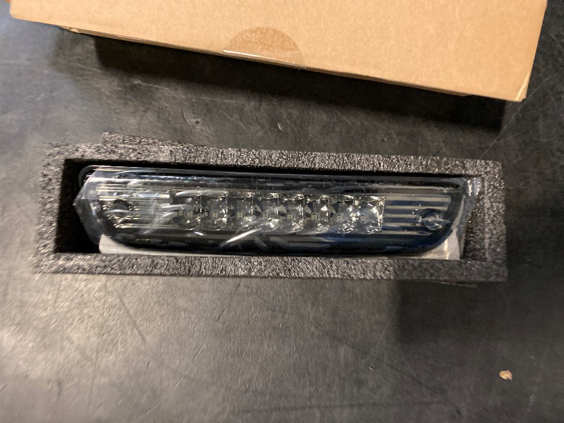 Photo 1 of For 1995-2015 Toyota Tacoma High Mount LED 3rd Brake Light Third Light Brake CHMSL Center Light (Electroplate Cover Smoke Lens)