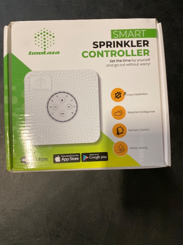 Photo 1 of ImoLaza Smart Sprinkler Controller Evapotranspiration Master: 8 Zones WiFi Irrigation Controller with Automated Watering and App Control, Save Water Through Rain, Freeze, Wind and Saturation Skip
