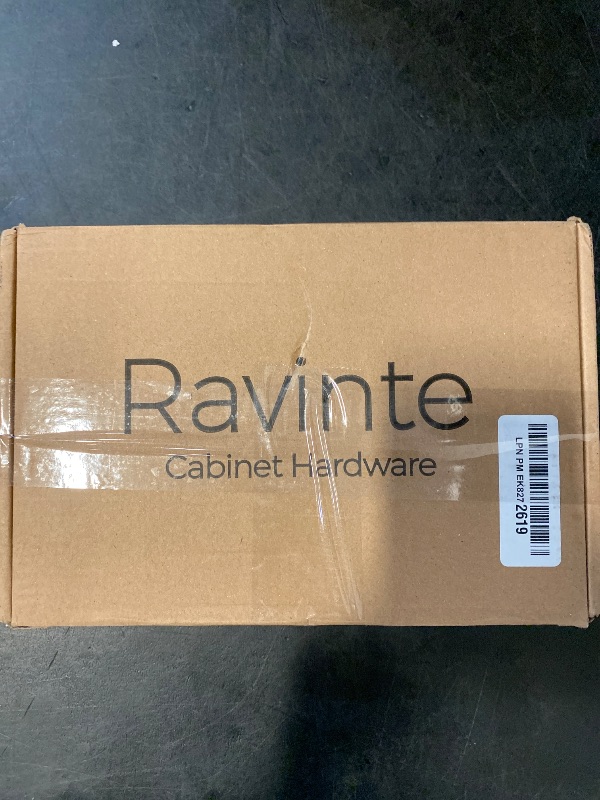Photo 1 of Ravinte 20 Pack Stainless Steel Kitchen Cabinet Handles Matte Black Square Bar Cabinet Pulls Kitchen Drawer Handles Sleek Dresser Drawer Pulls with 7-1/2 inch Hole Centers Flat Black Cabinet Hardware